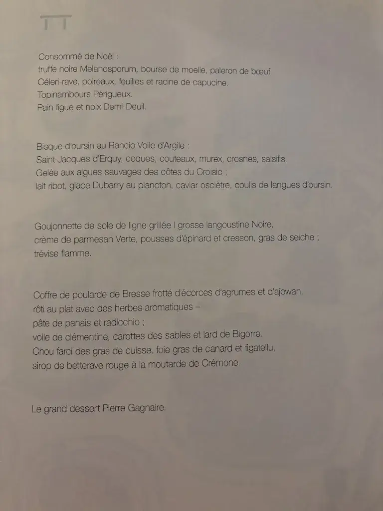 Menu_Pierre Gagnaire_Paris_image_1