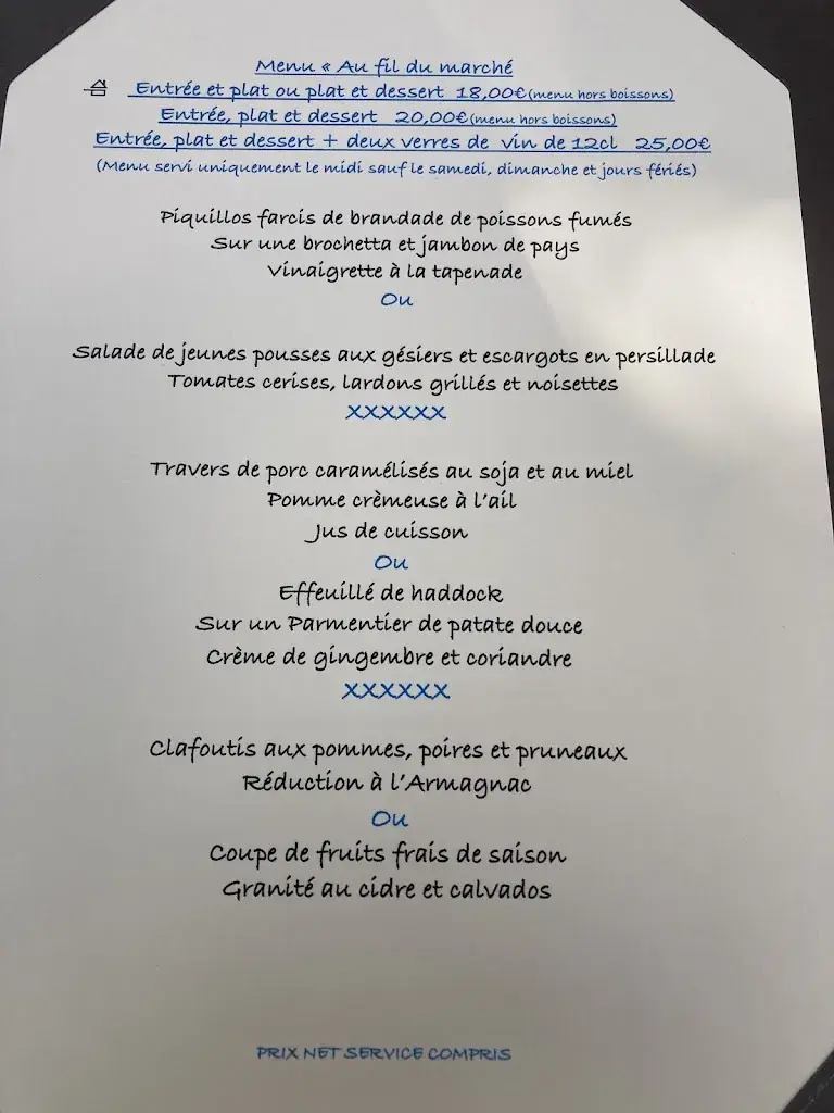 Menu_Le Moulin des Saveurs_Nérac_image_3