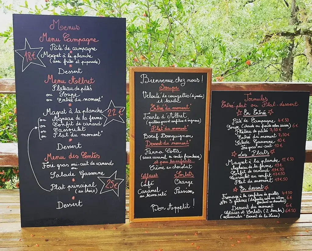 Menu_Auberge Les Contes d'Albret_Nérac_image_1
