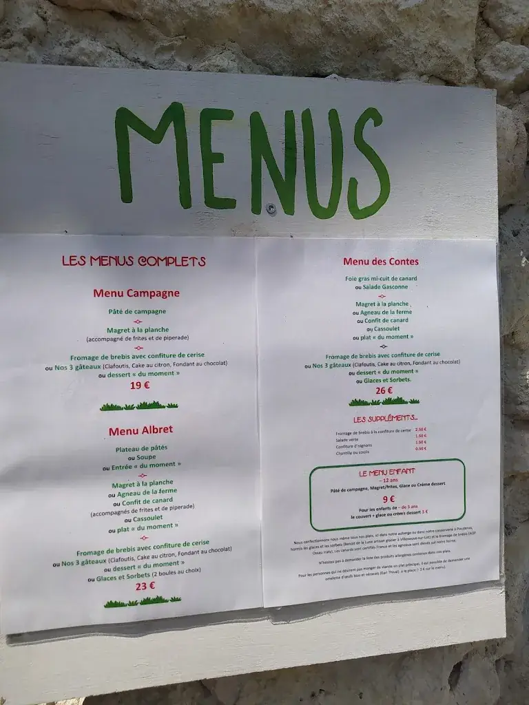 Menu_Auberge Les Contes d'Albret_Nérac_image_3