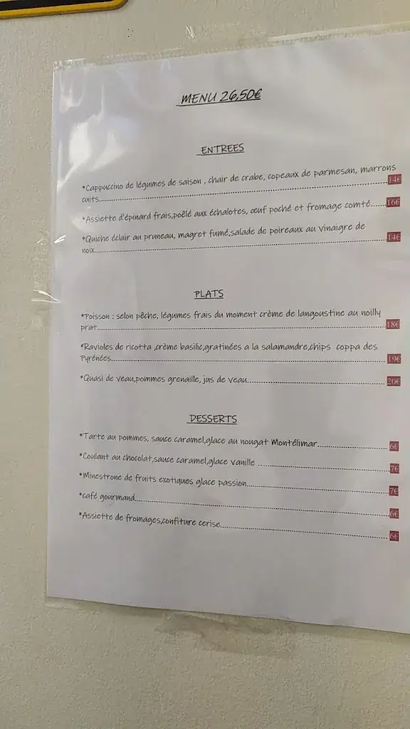 Menu_L'Art de Vivre_Nérac_image_4