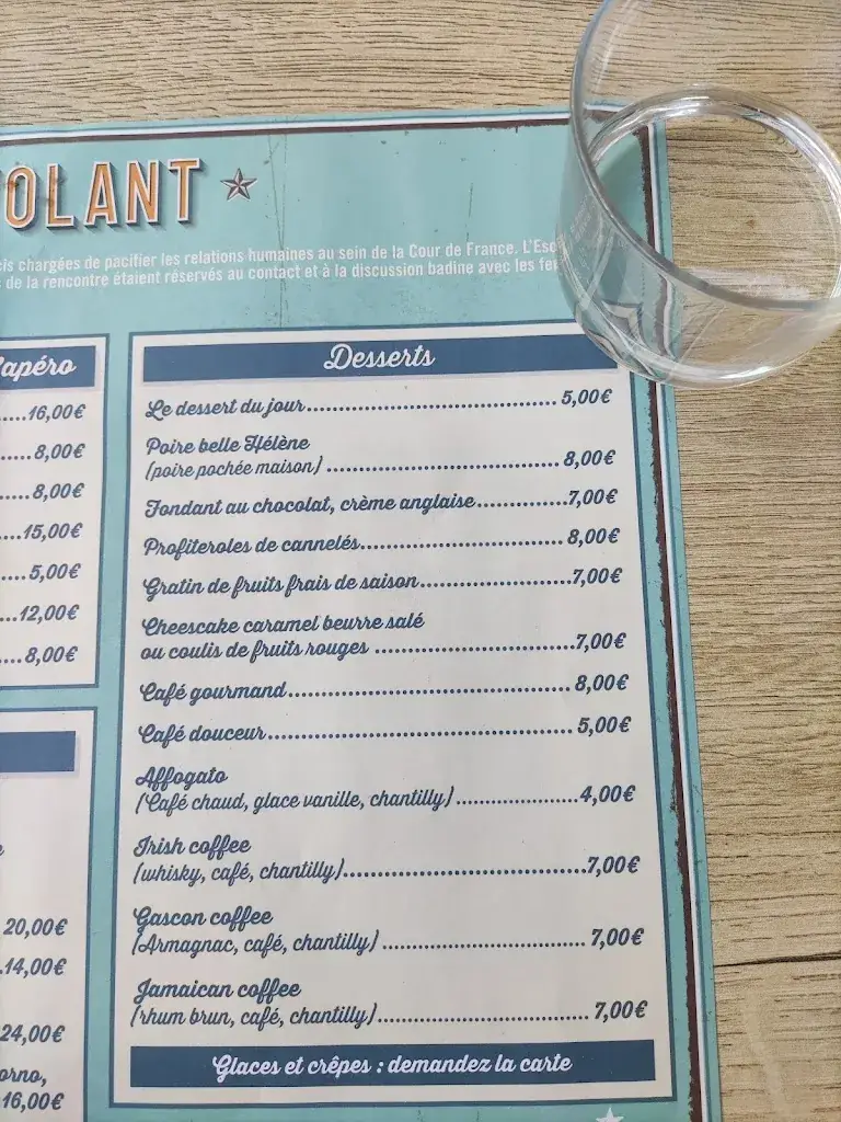 Menu_L'Escadron Volant_Nérac_image_4