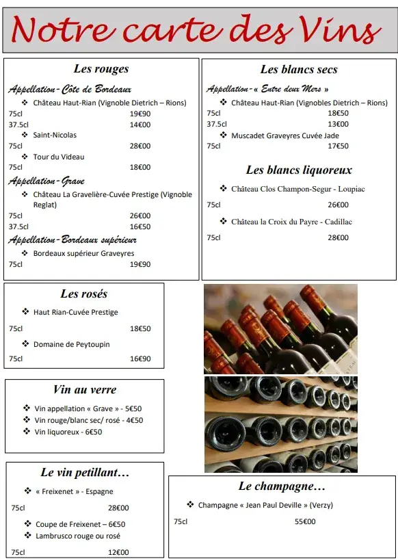 Menu_Restaurant-brasserie de la Halle_Cadillac-sur-Garonne_image_2