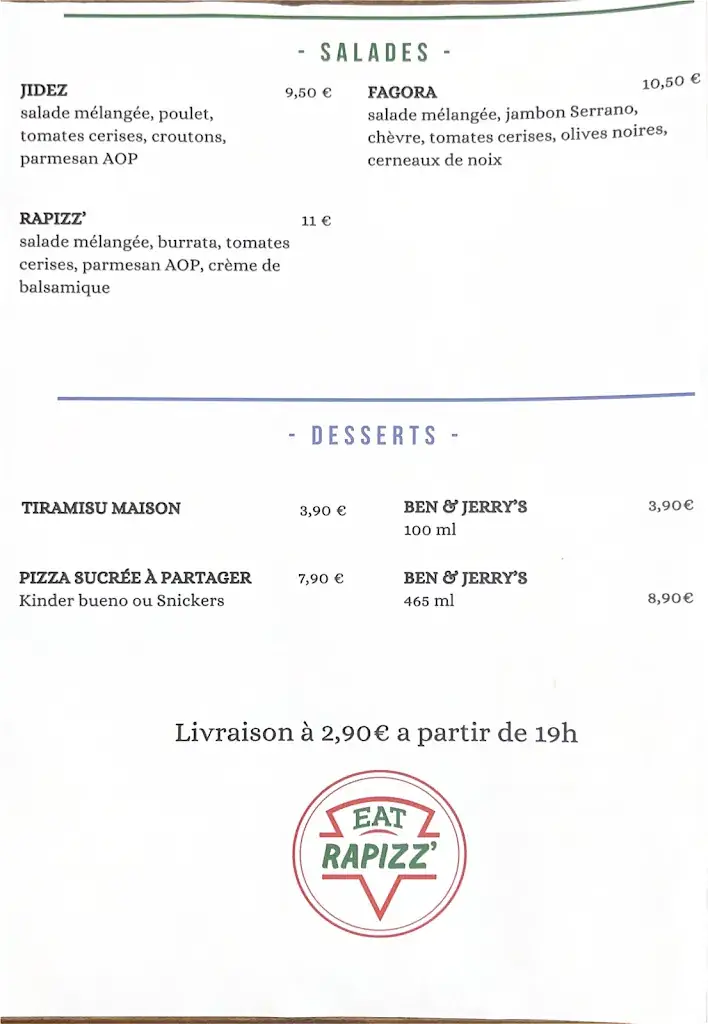 Menu_Eat Rapizz' - Bassens_Bassens_image_2