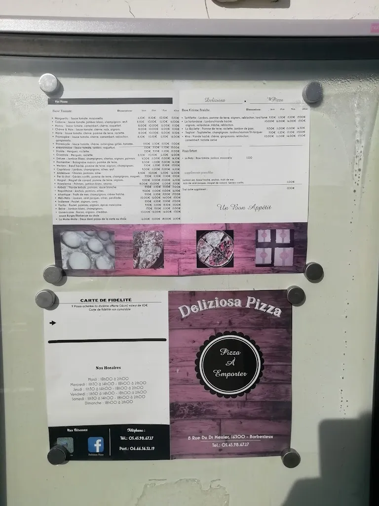Menu_Deliziosa Pizza_Barbezieux-Saint-Hilaire_image_2