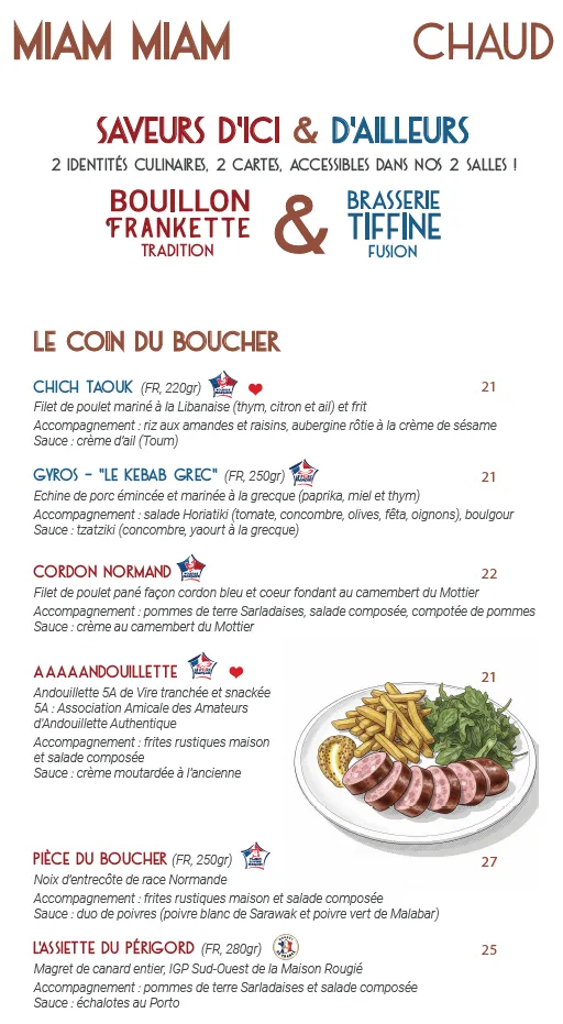 Menu_Brasserie Tiffine_Côte-Saint-André_image_4
