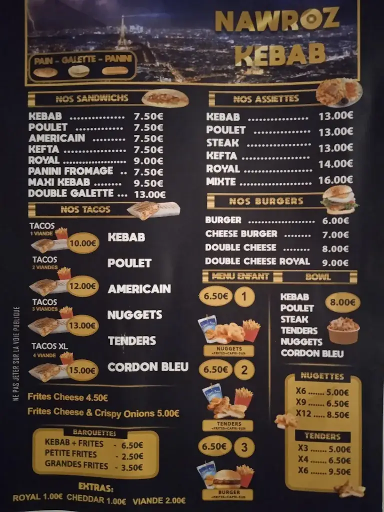 Menü_Kebab NAWROZ_Barbezieux-Saint-Hilaire_Bild_1