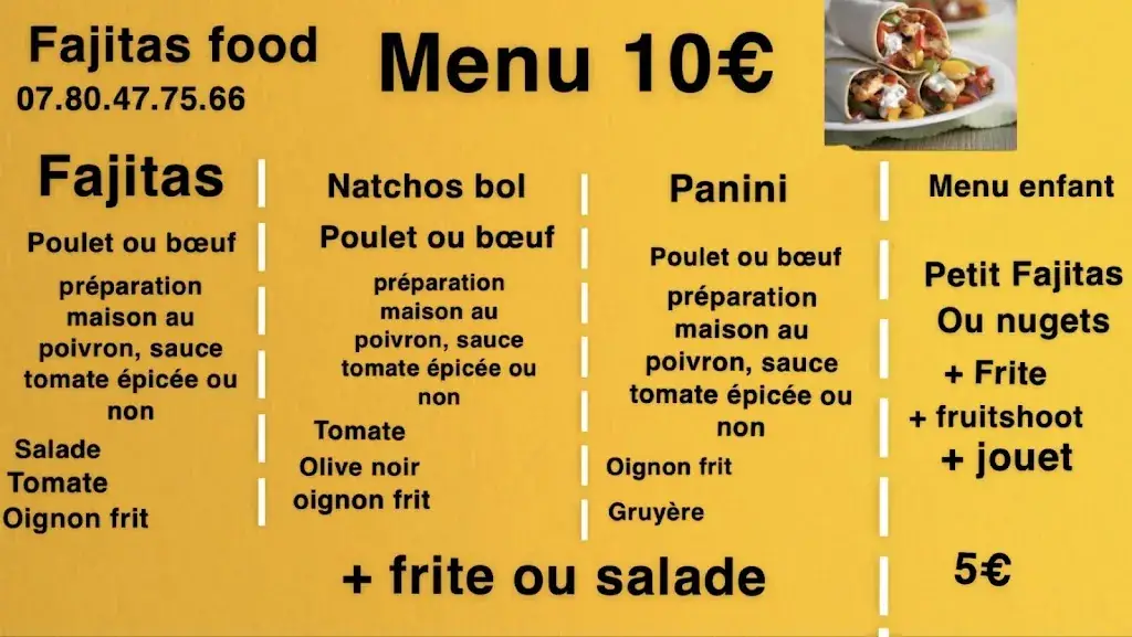 Menu_Fajitas food_Barbezieux-Saint-Hilaire_image_1