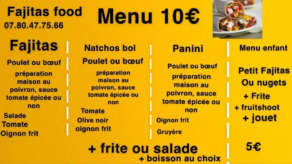 Menu_Fajitas food_Barbezieux-Saint-Hilaire_image_2