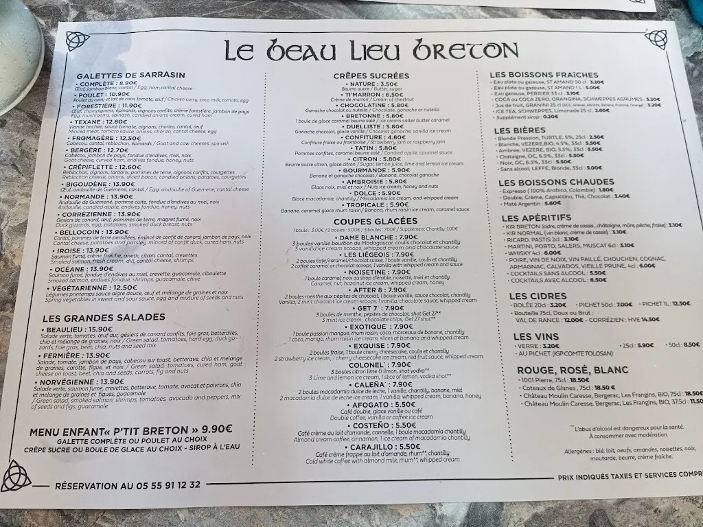 Menu_Le Beau Lieu Breton_Beaulieu-sur-Dordogne_image_1