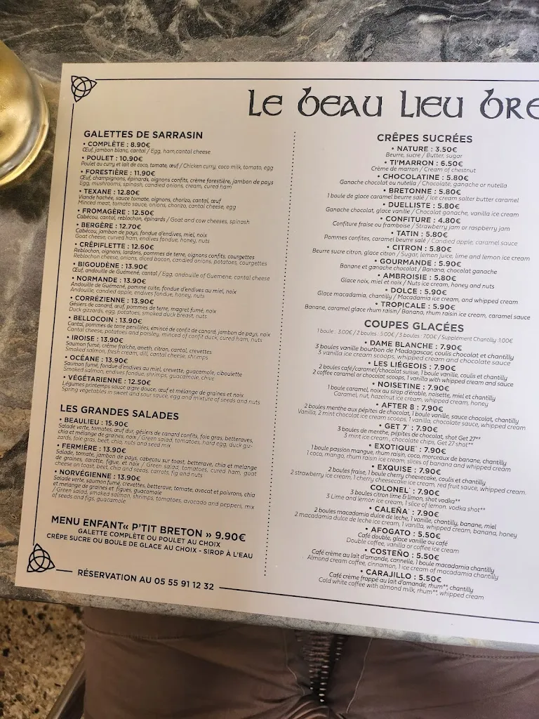 Menu_Le Beau Lieu Breton_Beaulieu-sur-Dordogne_image_2