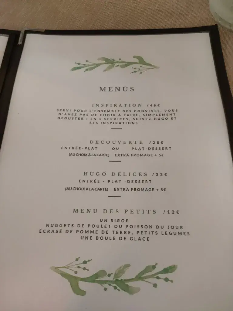 Menu_Hugo Délices_Bazas_image_4