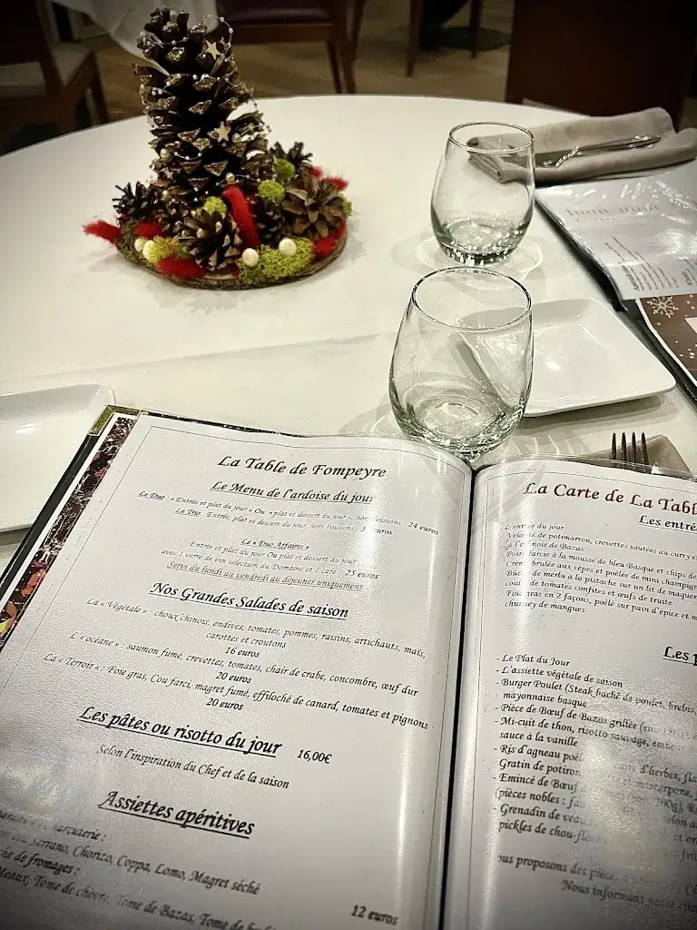 Menu_La Table de Fompeyre_Bazas_image_3