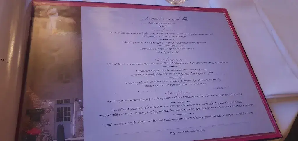 Menu_LE RESTAURANT DU GRIFFIER_Granzay-Gript_imagen_4