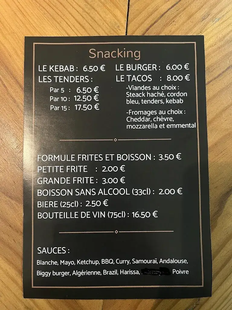 Menu_L'escale Gourmande Tartas_Tartas_image_1