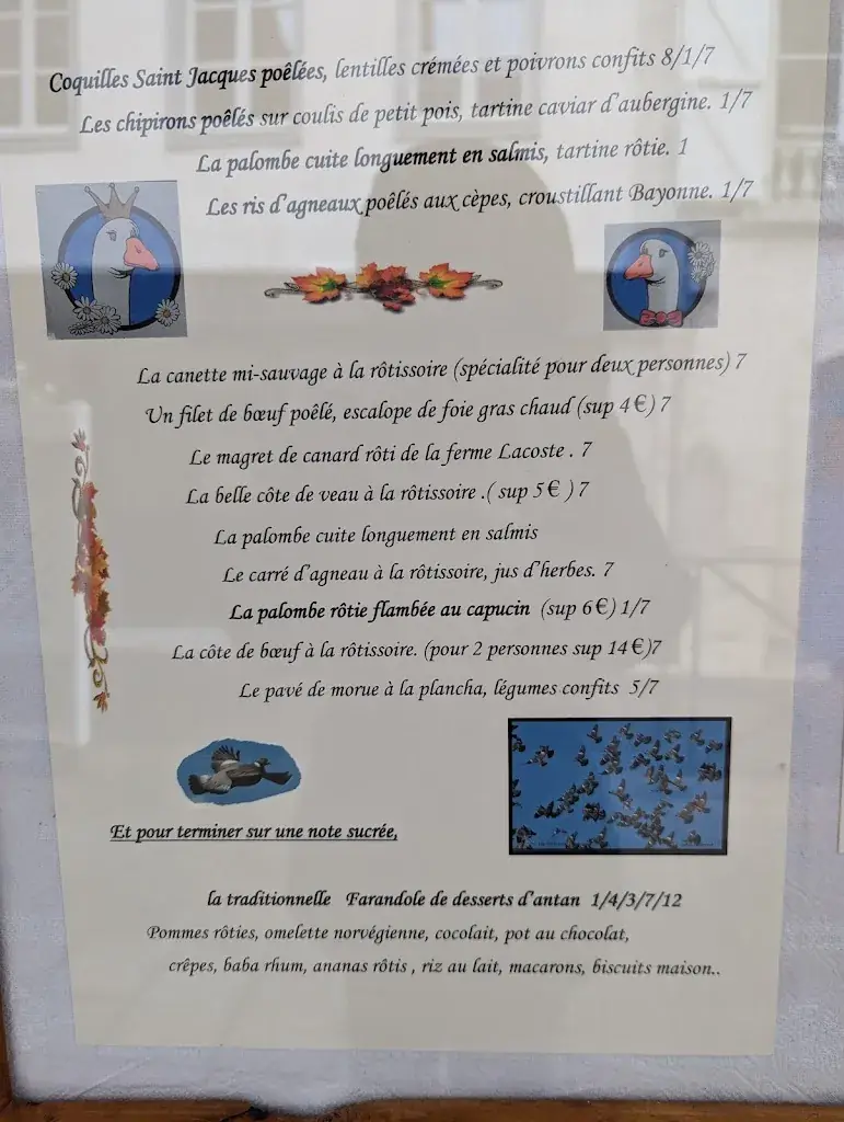 Menu_La Rotisserie du Roy Léon_Bayonne_image_1