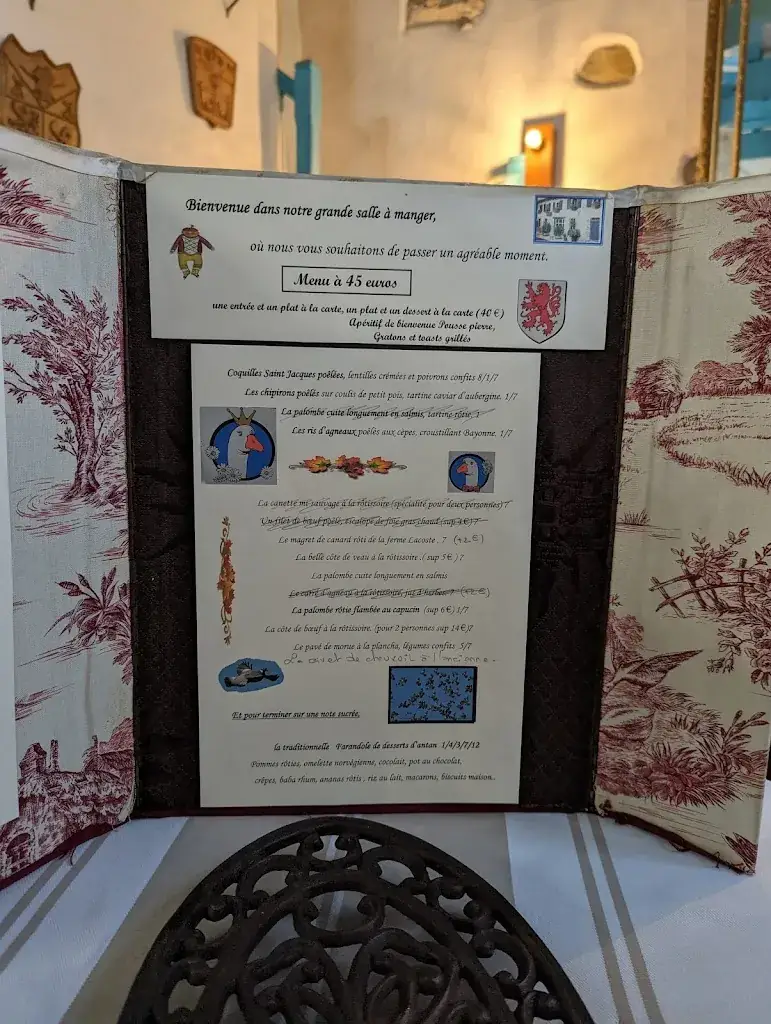 Menu_La Rotisserie du Roy Léon_Bayonne_image_2
