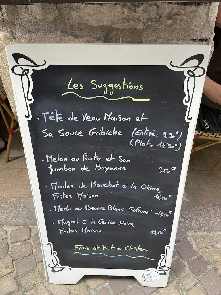 Menu_Restaurant Le Chistera_Bayonne_image_1