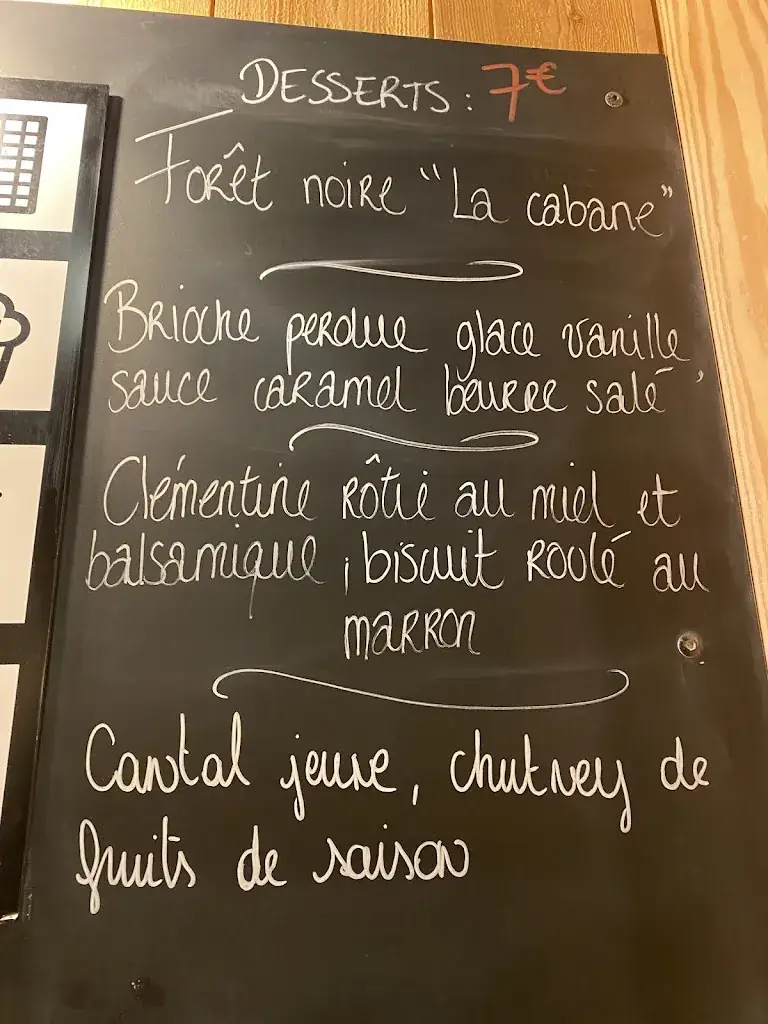 Menu_Restaurant La Cabane_Belin-Béliet_image_1