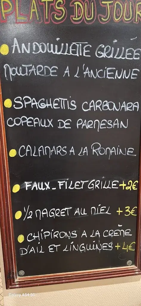 Menu_La Table des Darons_Salles_immagine_4