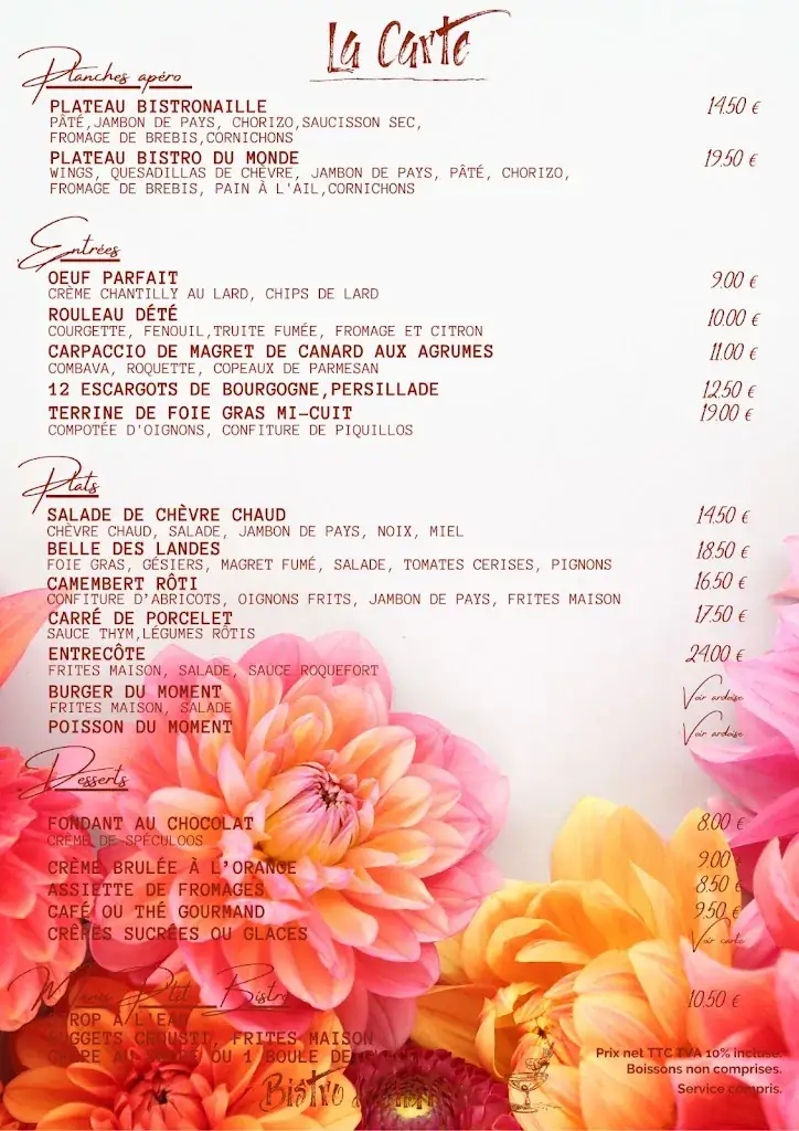 Menu_Bistro du Château_Salles_image_1