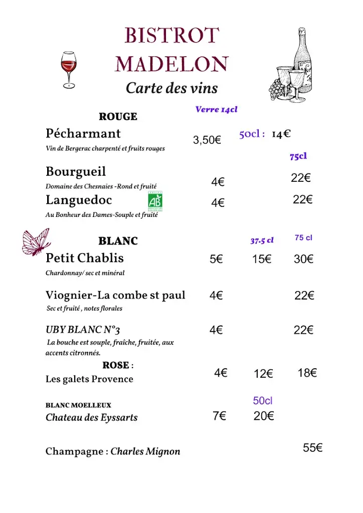 Menu_Bistrot Madelon_Belvès_image_3