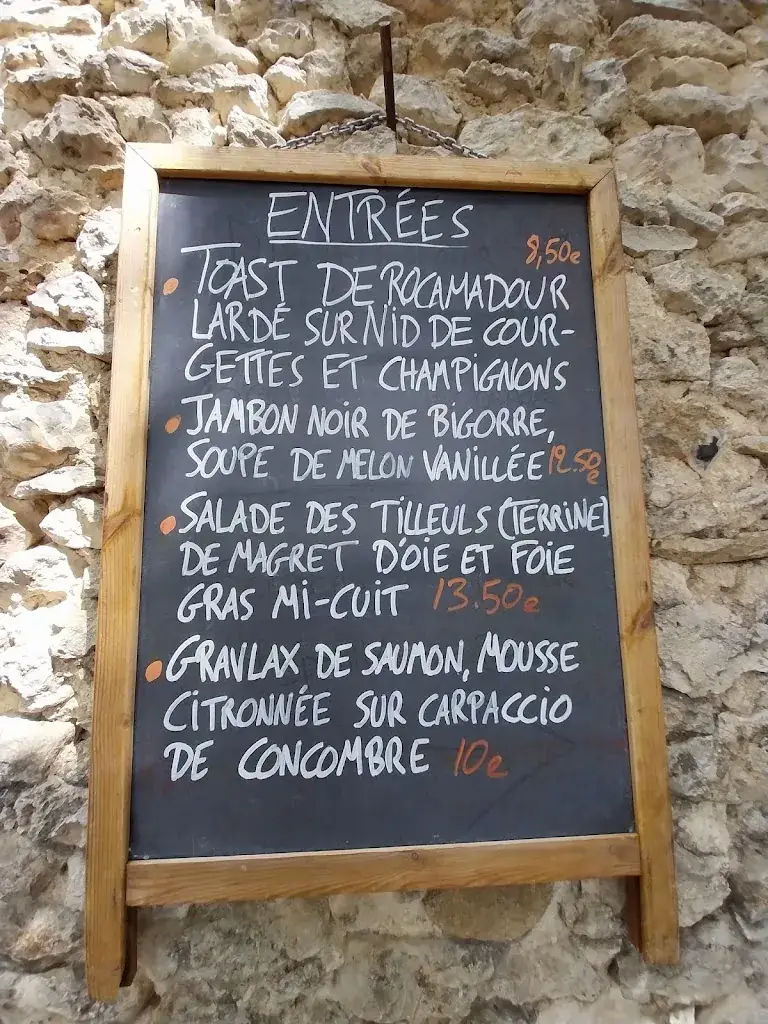 Menu_Restaurant Auberge Des Tilleuls_Marnac_image_2