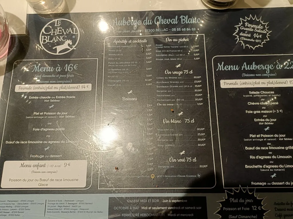 Ian Gibbons_Le Cheval Blanc_Bellac_review