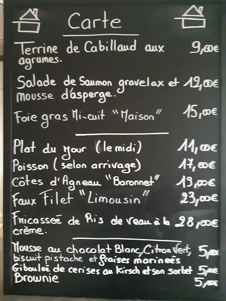 Menu_Le central by Santat (hôtel - restaurant - bar)_Bellac_image_4