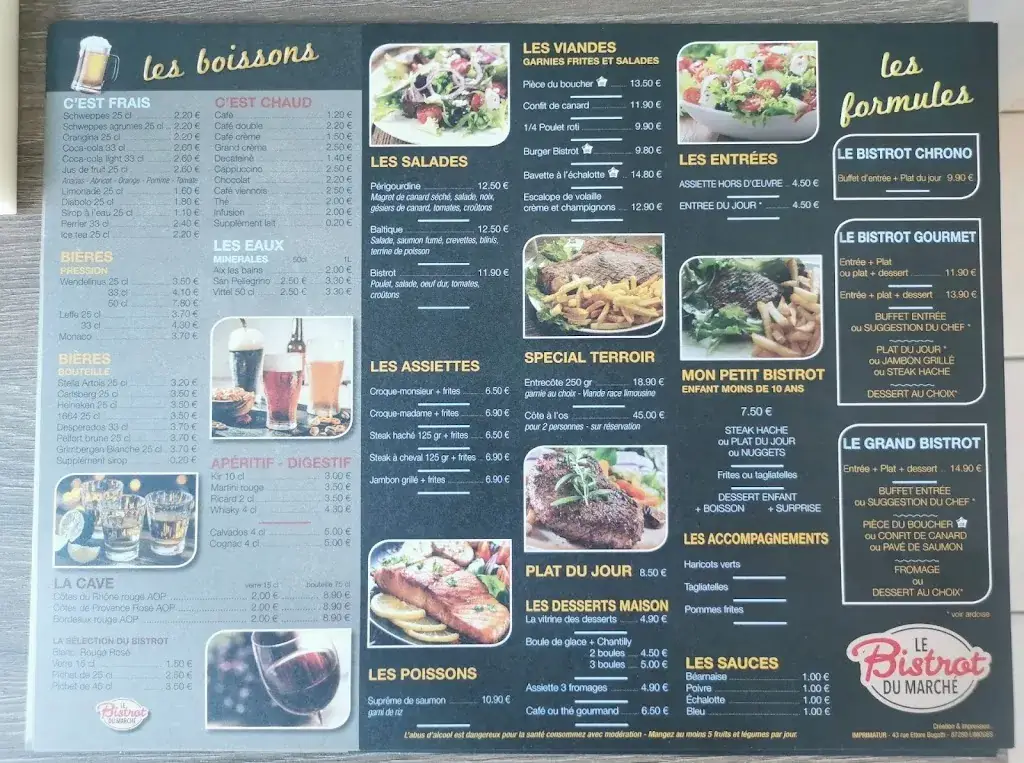 Menu_Le Bistrot Du Marché_Bellac_image_1