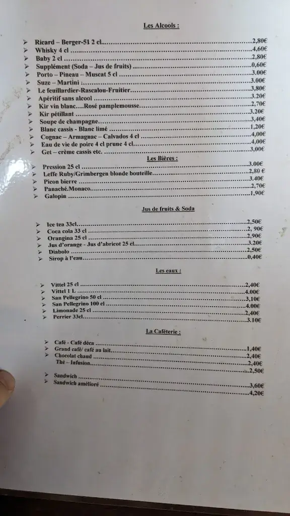 Menu_Auberge des Quatre Saisons Bayles_Breuilaufa_image_2