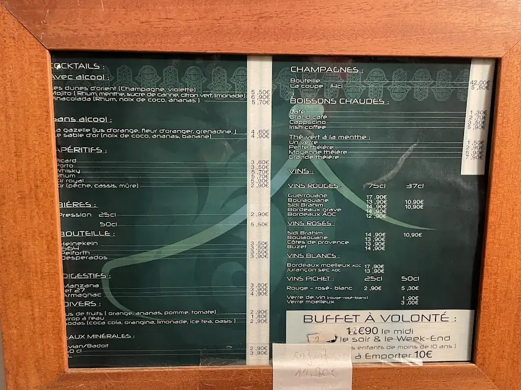 Menu_Les Dunes D'Orient_Saint-Pierre-du-Mont_image_1