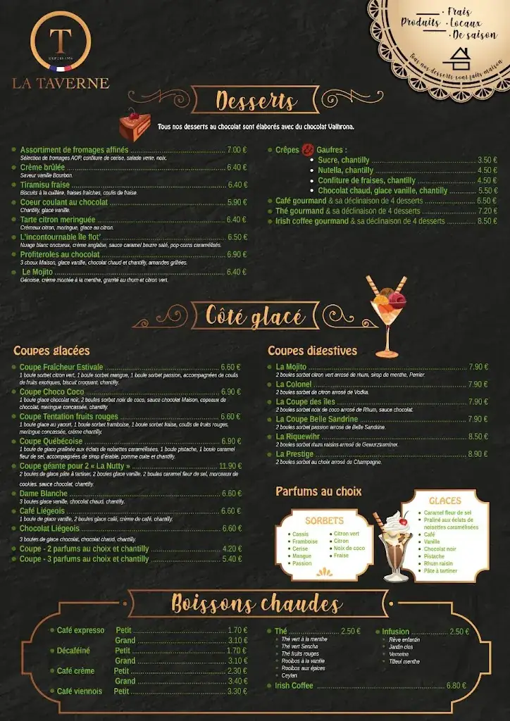 Menu_La Taverne Saint-Pierre-du-Mont_Saint-Pierre-du-Mont_image_4