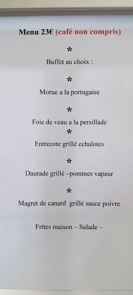 Menu_Restaurant Les Ombrages_Bègles_image_1