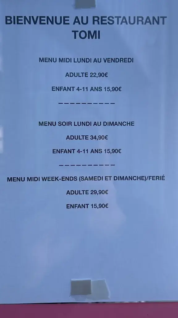 Menu_Tomi Asian Restaurant Bègles_Bègles_image_1