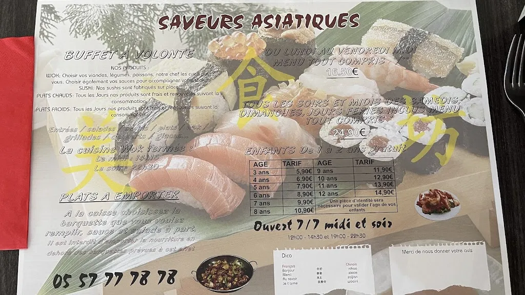 Menu_Saveurs Asiatiques_Bègles_image_1