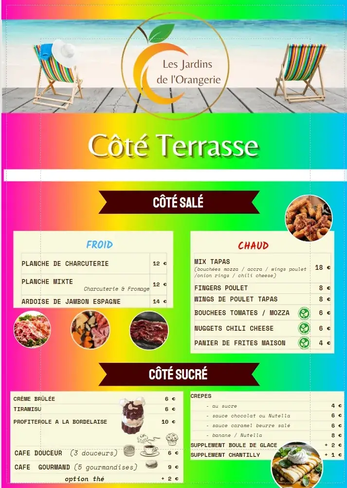 Menu_Les Jardins De L'orangerie_Bègles_immagine_1