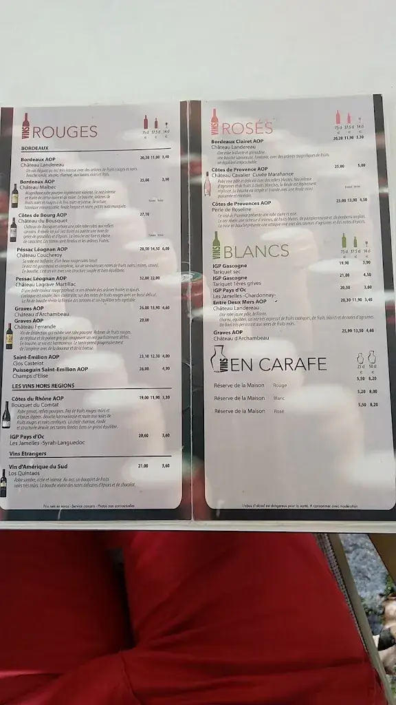 Menu_Les Jardins De L'orangerie_Bègles_immagine_3