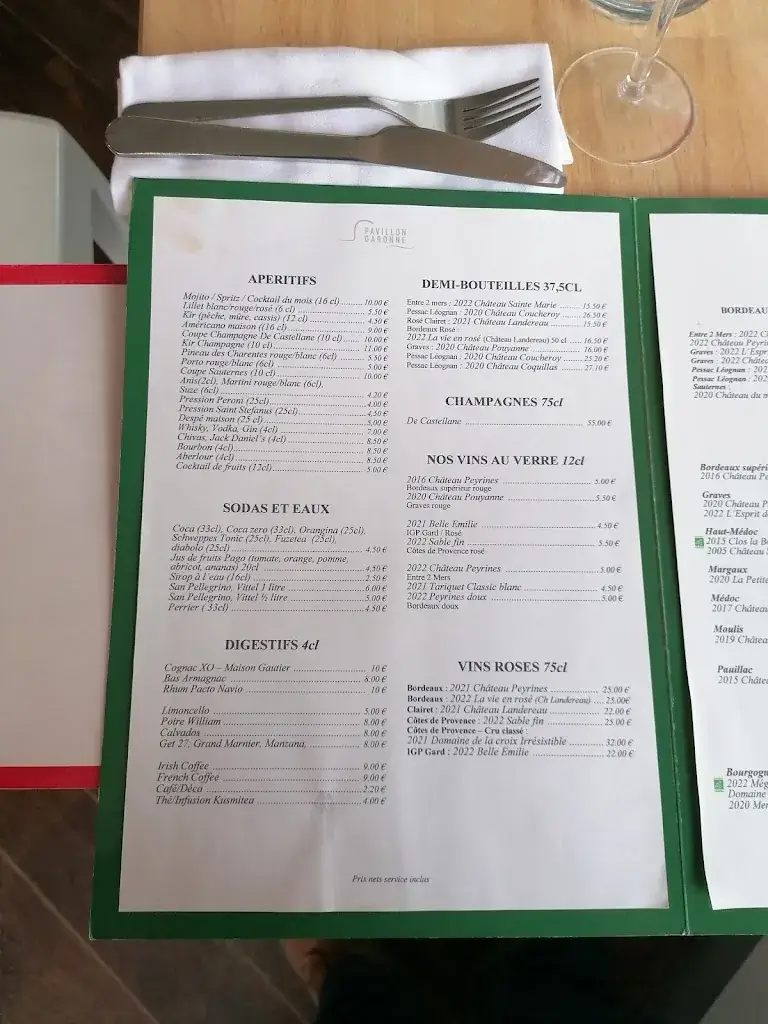 Menu_Pavillon Garonne_Bègles_image_4