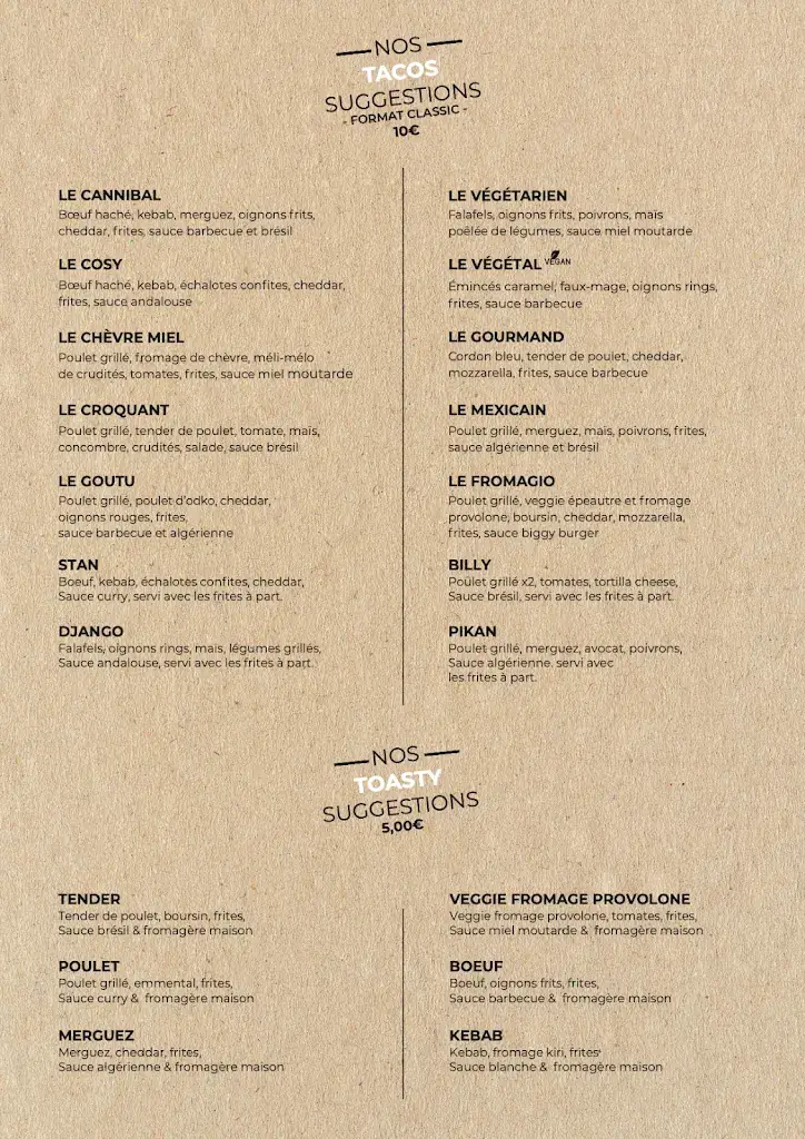 Menu_Cosy Tacos Bègles_Bègles_image_3