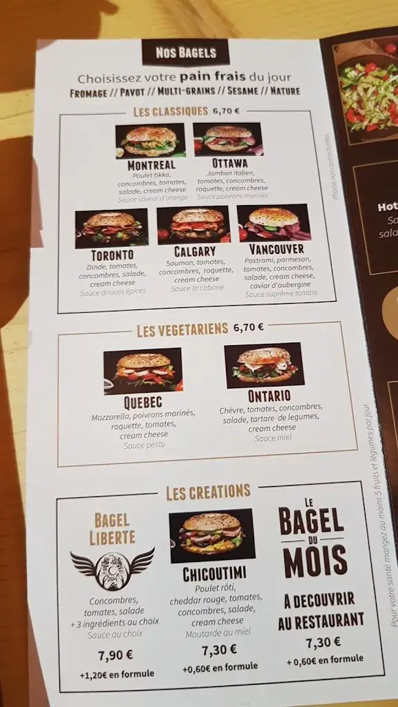 Menu_LA CABANE A BAGELS BEGLES_Bègles_image_2