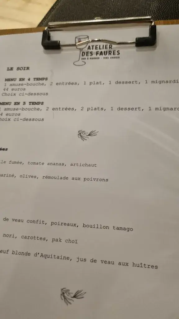 Menu_Atelier des Faures_Bordeaux_image_4