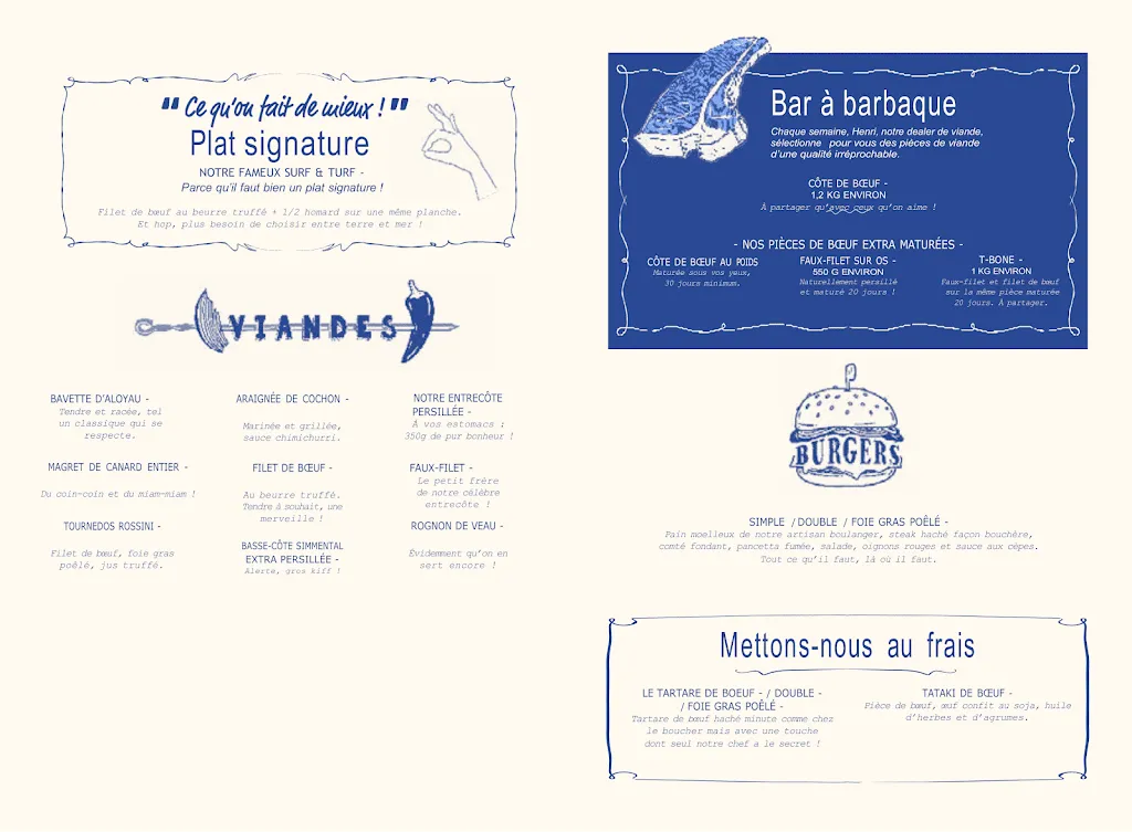 Menu_La Côte & l'Arête Villenave d'Ornon_Villenave-d'Ornon_immagine_2