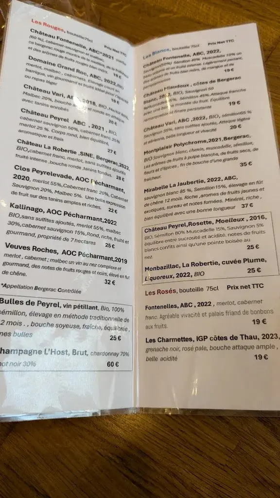 Menu_Restaurant Le Vin'Quatre - 24_Bergerac_image_3