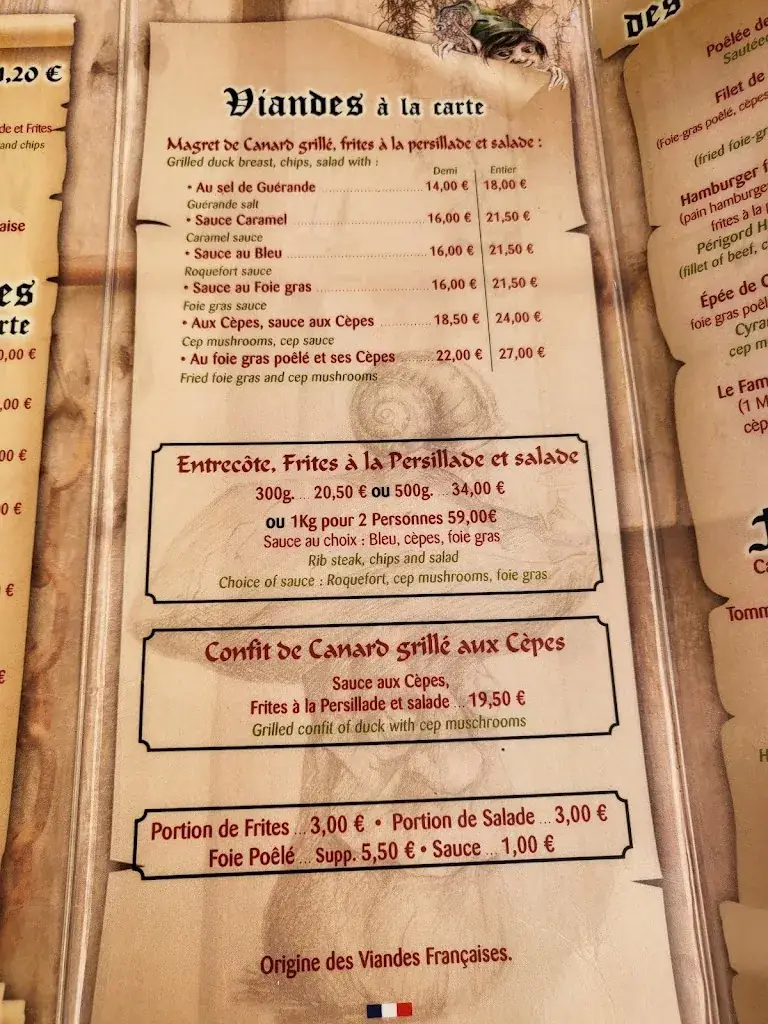 Menu_Aux Cèpes enchantés_Bergerac_image_4