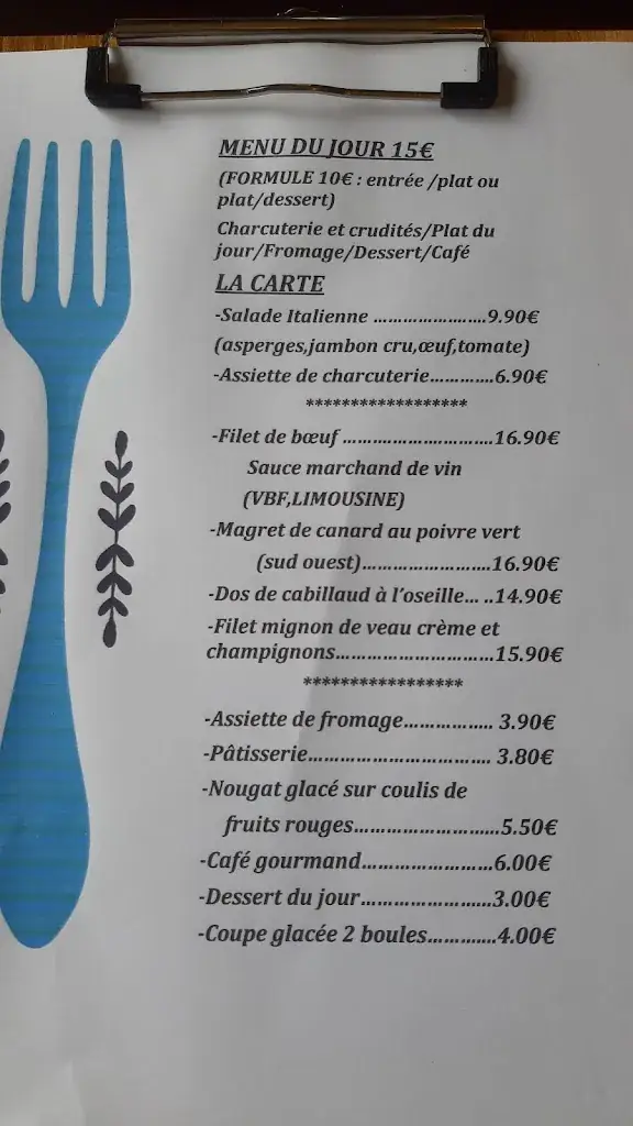 Menu_AUBERGE DU PONT_Bessines-sur-Gartempe_image_1