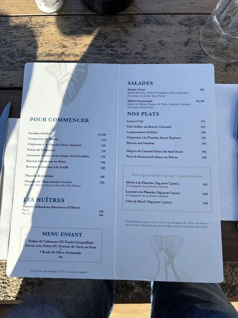 Menu_La Plancha Ilbarritz_Bidart_image_2