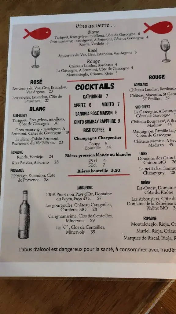 Menu_Le Poisson Rouge_Bidart_image_3