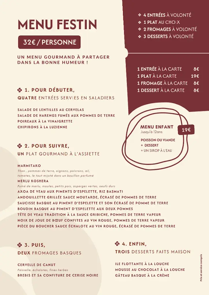 Menu_Le Bouchon Berrua - Restaurant Bidart_Bidart_image_1