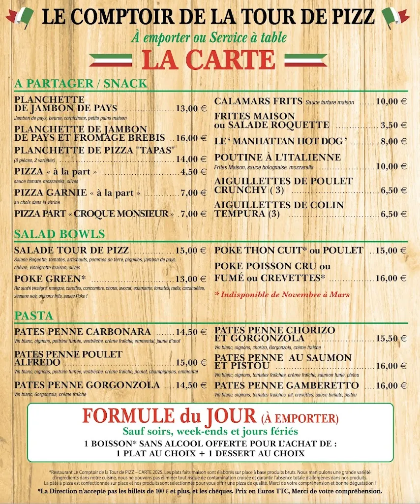 Menu_LE COMPTOIR DE LA TOUR DE PIZZ_Bidache_image_3